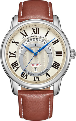 Kenneth Scott K24020-SLDI Kenneth Scott Analog Watch  - For Men