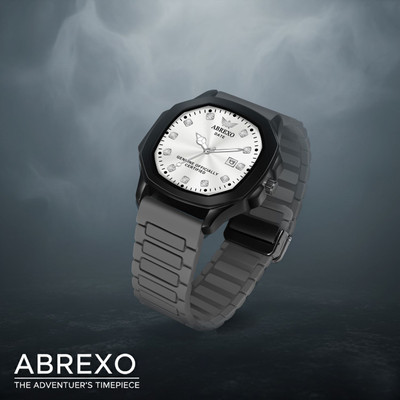 ABREXO Abx7202 GR SL MGT ST New Arrival Arabic Style Silicone Magnet Strap Date Working QuartzWatch For Boys Analog Watch  - For Men
