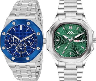 Comapct Entarprise Royal Octa Chronograph Stainless Steel Analog Watch – Blue Dial Blue_dial_watch_170*_MT_818_Watch Analog Watch Analog Watch  - For Men