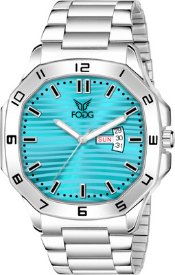 FOGG 2158-Sky Blue Big Dial Analog Watch  - For Men
