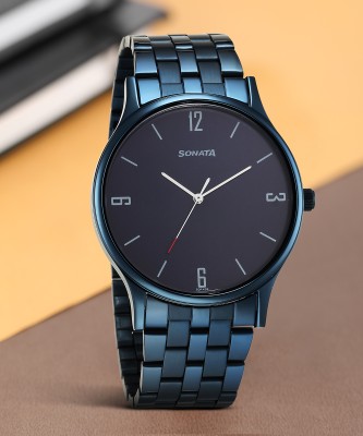 SONATA Blues Blues Analog Watch  - For Men