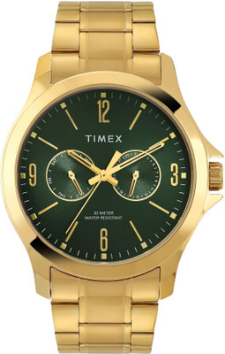 TIMEX TW000X144 Timex Green Round Dial Analog Watch  - For Men
