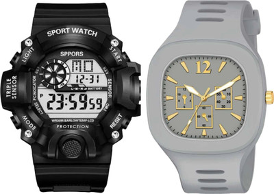 KIMY BLACK+MILLER GRAY 01_2024 01_2024 KIMY Digital & Analog watches with a traditional style for men and boys Analog-Digital Watch  - For Men
