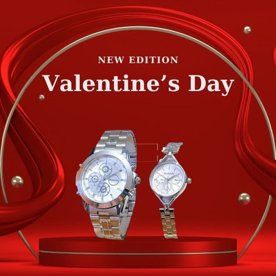Skylark Valentine's Day Trendy Couple Watch Analog Watch  - For Couple