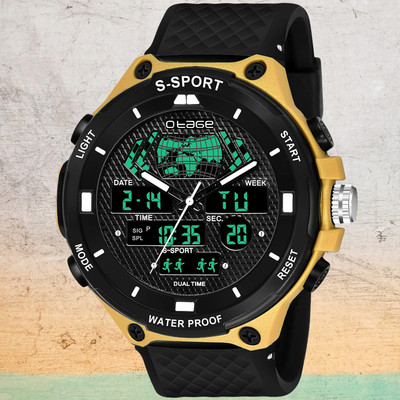 otage LED Multifunction Watches Analog-Digital Watch  - For Men