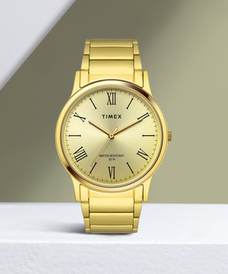 TIMEX Champagne-Dial Analog Watch  - For Men