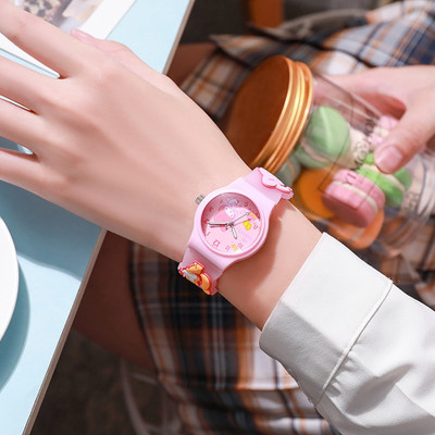 WANTON Super Soft 3d design silicone strap kids watch Analog Watch  - For Girls