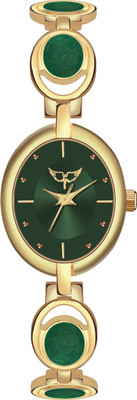 WHITE BIRD JK-102 Gold D Green JK-102 Analog Watch  - For Women