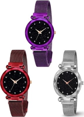 PV CREATION Magnet Analog Watch  - For Girls
