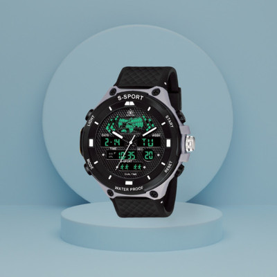 TrackFly 9084 DUAL TIME Analog Watch  - For Men