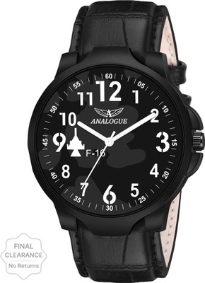 ANALOGUE F-16 | Camouflage | Army | Military | Synthetic Leather | 1 Year Warranty | Men Analog Watch  - For Boys