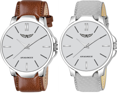 ANALOGUE Combo of 2 | Synthetic Leather Straps | 1 Year Warranty | Boys Series Combo of 2 | Synthetic Leather Straps | 1 Year Warranty | Boys Series Analog Watch  - For Men
