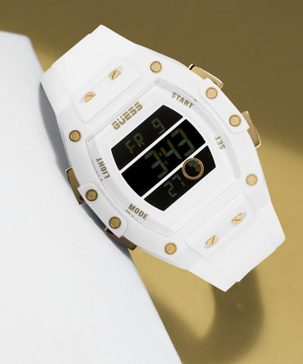 GUESS Black Dial Digital Watch  - For Men