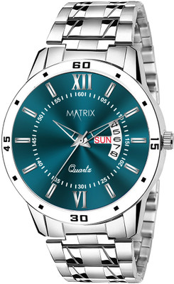 MATRIX DD7-GREEN-ST Antique Day & Date Green Dial Analog Watch  - For Men & Women
