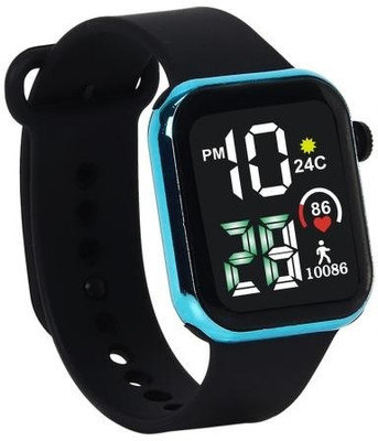 MVS Digital Dial Waterproof Smart Design Led Display Kids Watch Digital Dial Waterproof Smart Design Led Display Kids Watch Digital Watch  - For Boys & Girls