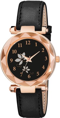 Red Robin GEN-RG-2PAN-BLK-D-BLK-L Best Quality Glamorous Girls Analog Watch  - For Women