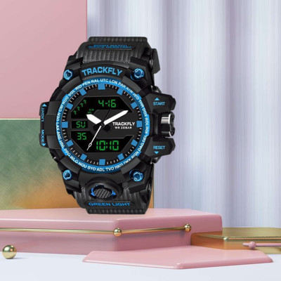 BARASTI 1005_ARMY_BELT_GREEN_J16 Analog-Digital Watch  - For Men