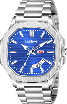 LIMESTONE OTUS 3D Dial The Vintage Day and Date Functioning Boys Quartz Analog Watch  - For Men