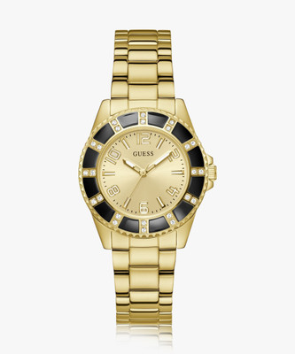 GUESS U1391L2M Champagne Dial Analog Watch  - For Women