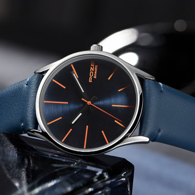 SONATA Poze Men Analog Blue Dial Blue Strap Analog Watch  - For Men