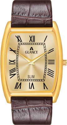 Aglance AGLANCE 1044 SLIM AND LIGHT WEIGHT GOLD PLATED WATCH Slim Analog Watch  - For Men