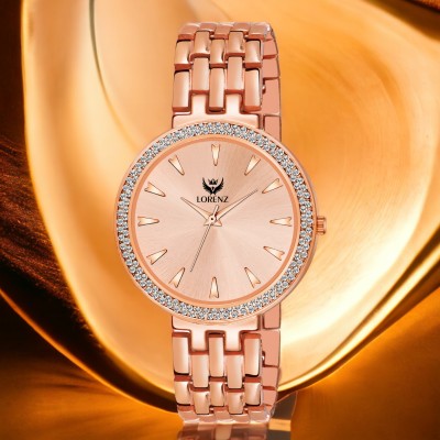 LORENZ AS-108A Lorenz Luxury Stylish Rose Gold Watch for Women & Girls | AS-108A Analog Watch  - For Girls