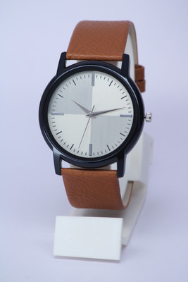 ZANZEER premium quality solid dial designer attractive leather belt analog watch for men Analog Watch  - For Men