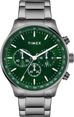 TIMEX Chronograph, Green Dial Analog Watch  - For Men