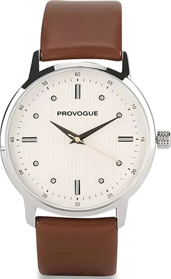 PROVOGUE Artificial Leatherette Strap watch for boys and men Provogue Long Life premium quality semi water resistant wrist Analog Watch  - For Men