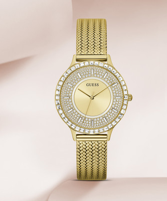 GUESS Guess Analog Champagne Dial Women's Watch GW0402L2 Analog Watch  - For Women