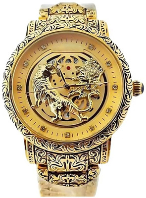 LUBA HIMT Luxury Tiger Skeleton Dial Analog Watch  - For Men