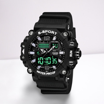 BARASTI 9106 DUAL TIME Analog-Digital Watch  - For Men