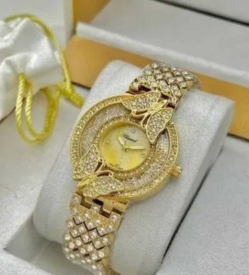 ShriGaneshiEnterprises Gold Butterfly analog watch ^'Butterfly gold analog watch Analog Watch  - For Girls