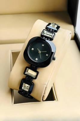 TERIZLA 302 Trendy Women Analog Stylish Diamond Studded Strap Analog Watch  - For Girls