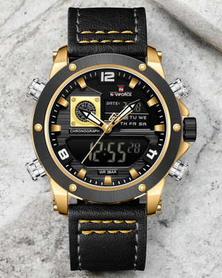 NAVIFORCE NF9236GBG Analog-Digital Watch  - For Men