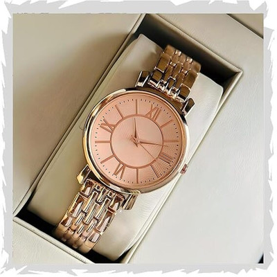VELONO Rose Gold Watch For Girls Women Rose Gold Stainless Casual Watch Analog Watch  - For Girls