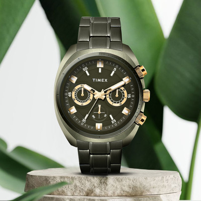 TIMEX Multifunction, Green Dial Analog Watch  - For Men