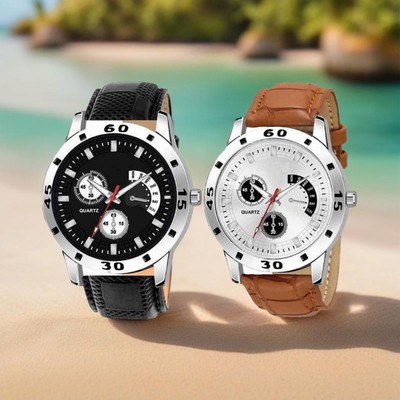 TERIZLA Avio New Quartz Machine 2 Watch Combo Analog Watch  - For Boys