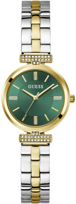 GUESS GW0762L6 GUESS Array Green Round Dial Analog Watch  - For Women