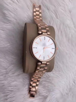 WEDSCOY Bright Color Round Dial Attractive Rose Gold Metal Chain Bright Color Round Dial Attractive Rose Gold Metal Chain Analog Watch  - For Girls