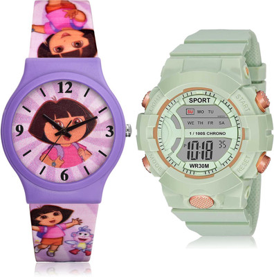 DMAGNATON CM719-DG35 Analog-Digital Watch  - For Girls
