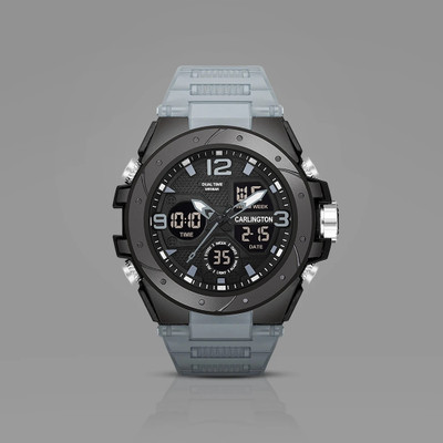 Carlington Endurance 9105 Grey Endurance Series Analog-Digital Watch  - For Men
