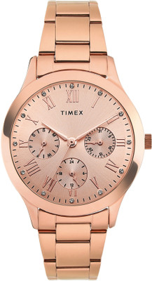 TIMEX Rose Gold Analog Watch  - For Women
