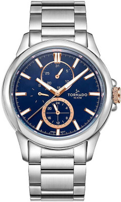 Tornado T6107-SBSL Tornado Multi-Function Analog Watch  - For Men