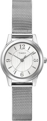 TIMEX Silver Dial Analog Watch  - For Women