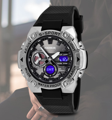 Harbor 9124PU Innovative analog-digital watch for men Analog-Digital Watch  - For Men