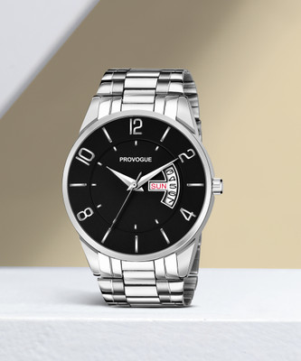 PROVOGUE PRV-210-BLACK PRV-210-BLACK Working Day and Date Analog Watch  - For Men