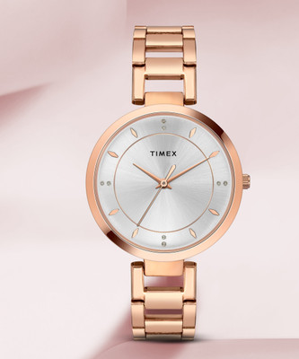 TIMEX Silver Dial Analog Watch  - For Women