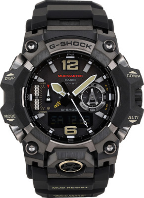 CASIO GWG-B1000-1ADR G-Shock Gray Ip Dial Black Resin Strap Analog-Digital Watch  - For Men