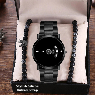 Red Robin KT-PAIDU-BLK-CD Designer Fashion Boys Wrist Analog Watch  - For Men